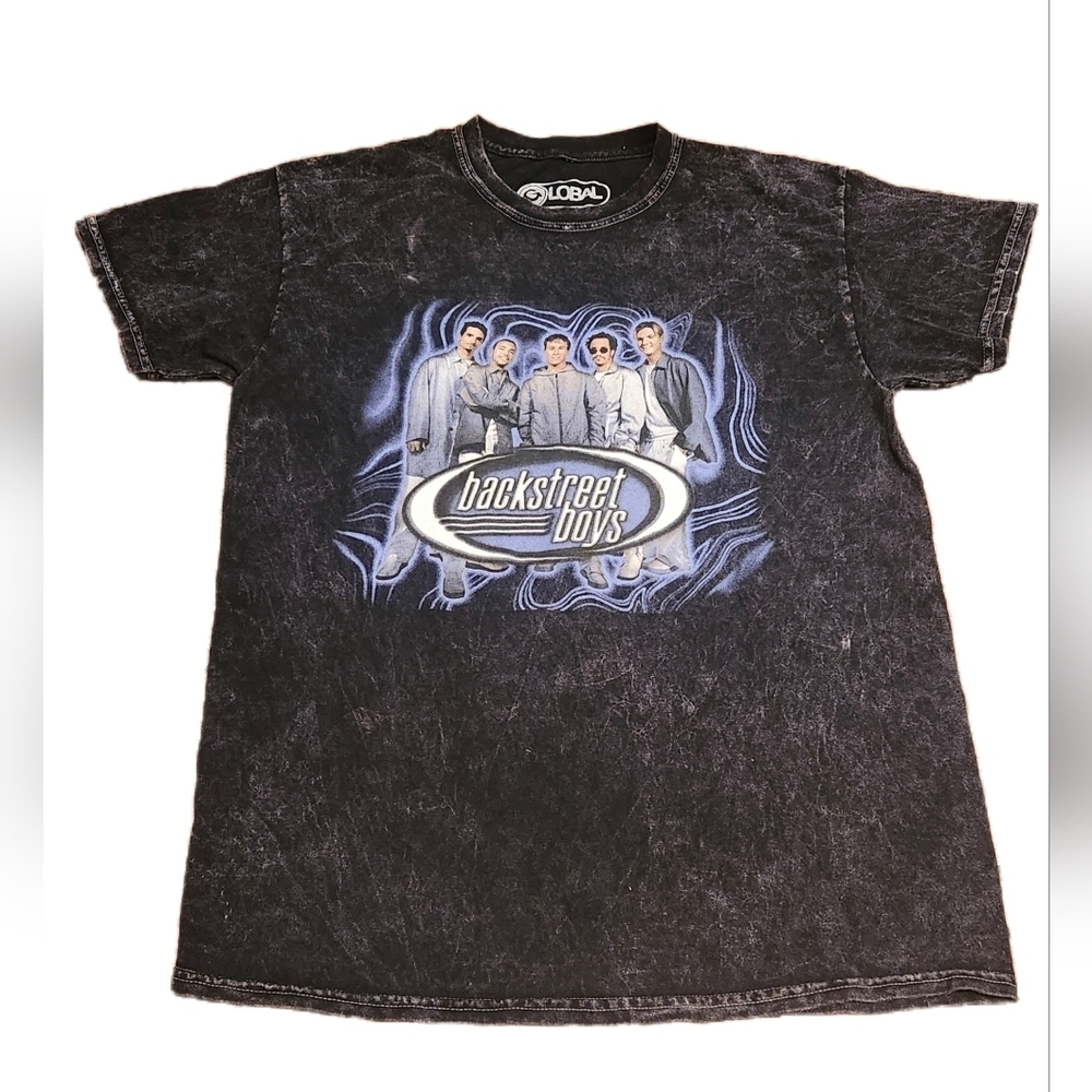 Unisex Backstreet Boys Distressed Style T-Shirt- Small